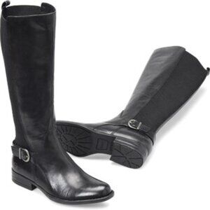 Born Tall Black Leather Boot